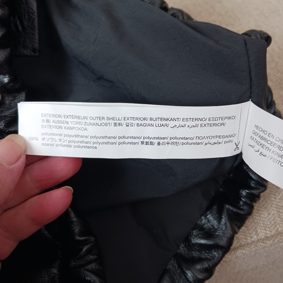 Zara black leather shoulders bag - Picture 11 of 12